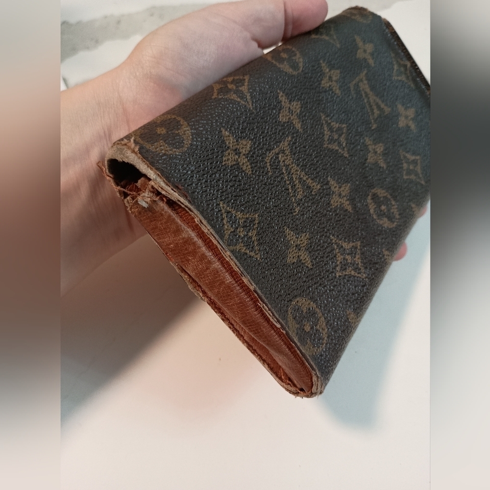 Auth Louis Vuitton Monogram Pochette Porte Monnaie Credit Wallet - Picture 4 of 14